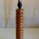 Table lamp base in solid wood, Scandinavian style - mid 20th century.