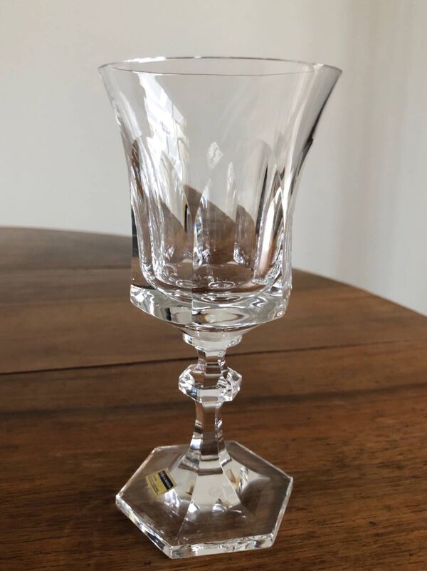 Lot 6 verres à bordeaux crystal Villeroy et boch