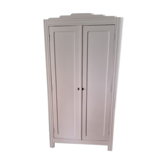 Wardrobe girl 2 doors pale pink