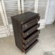 Commode semainier vintage en cuir