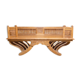 Indonesian teak 3-seater sofa / bench