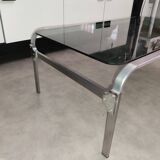 Vintage coffee table 1970 aluminium