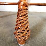 Vintage rattan stool