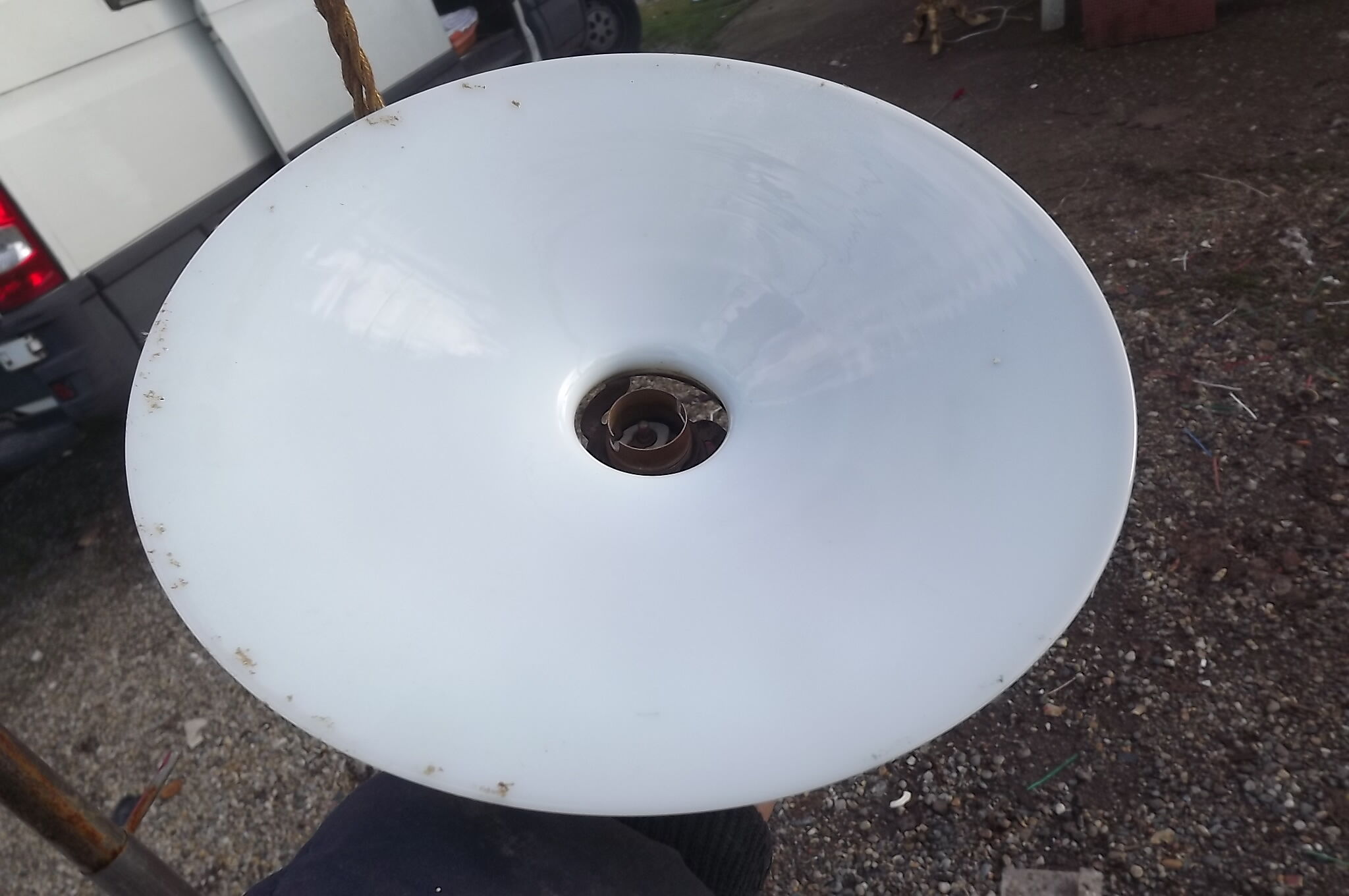 Lustre Monte et Baisse Faience et Opaline