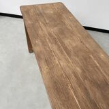 Oak console farm table 3m