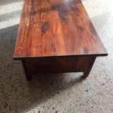 COFFEE TABLE IN SOLID SEHSAM COLONIAL OR RUSTIC INDIAN STYLE