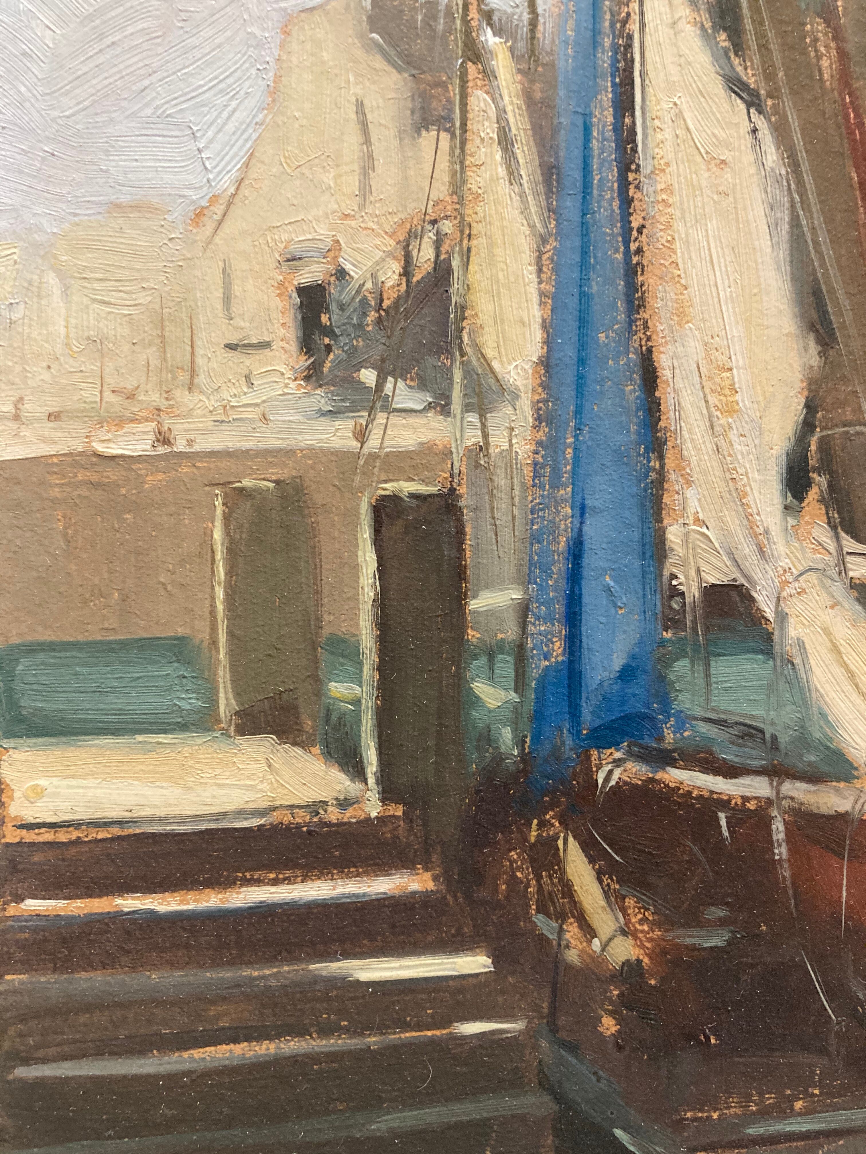 Vintage marine painting