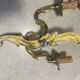 Set of 2 Louis XV bronze wall lights