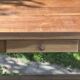 Solid oak farmhouse table with extensions