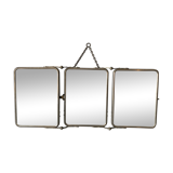 Barber triptych mirror 51x30cm