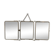 Miroir triptyque de barbier 51x30cm