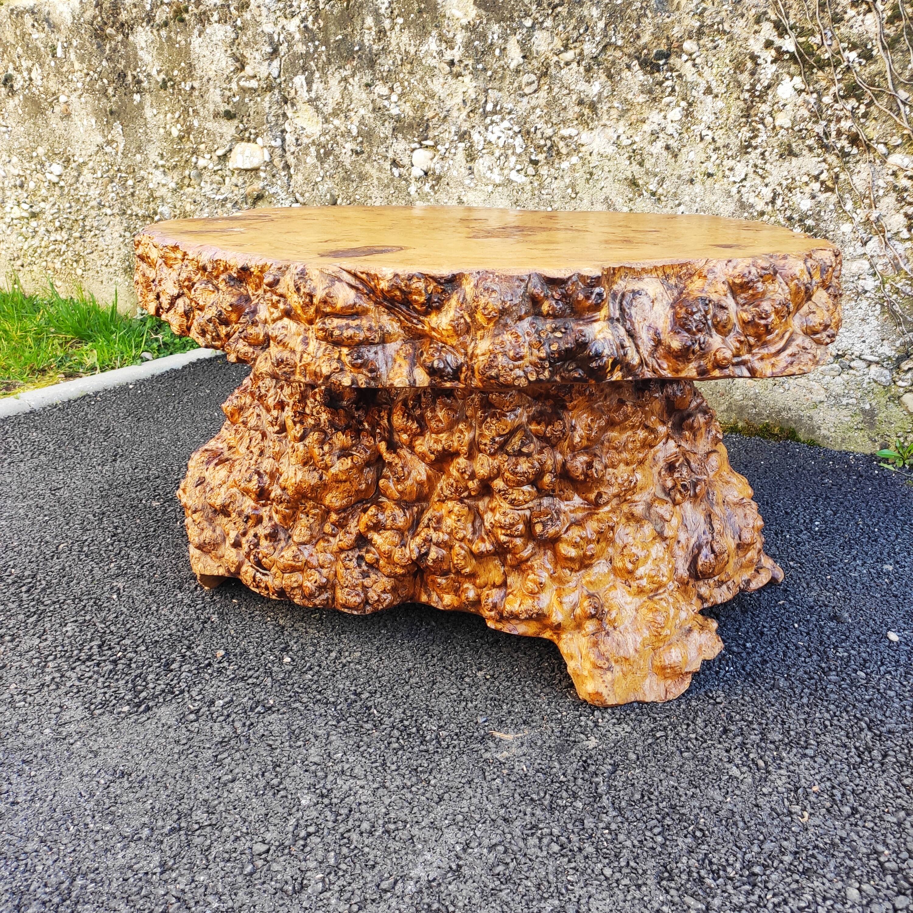 Vintage brutalist coffee table
