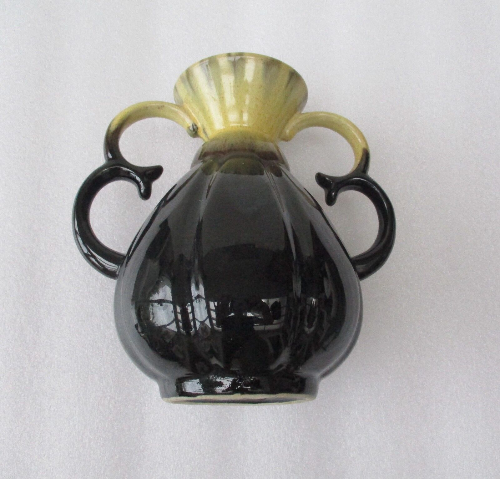 Vase alpho anses doubles grès art déco