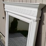 Beveled trumeau mirror