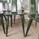 Lot de 10 chaises bistrot en bois