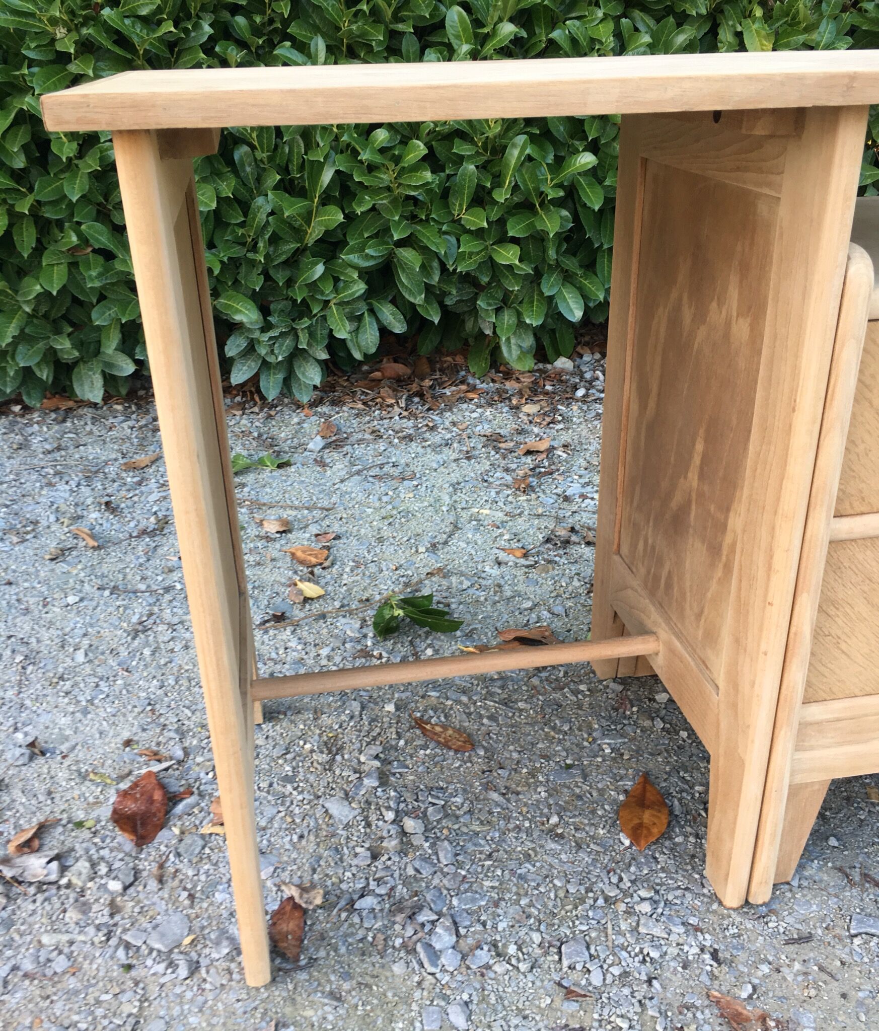 Bureau vintage 2 tiroirs 1950