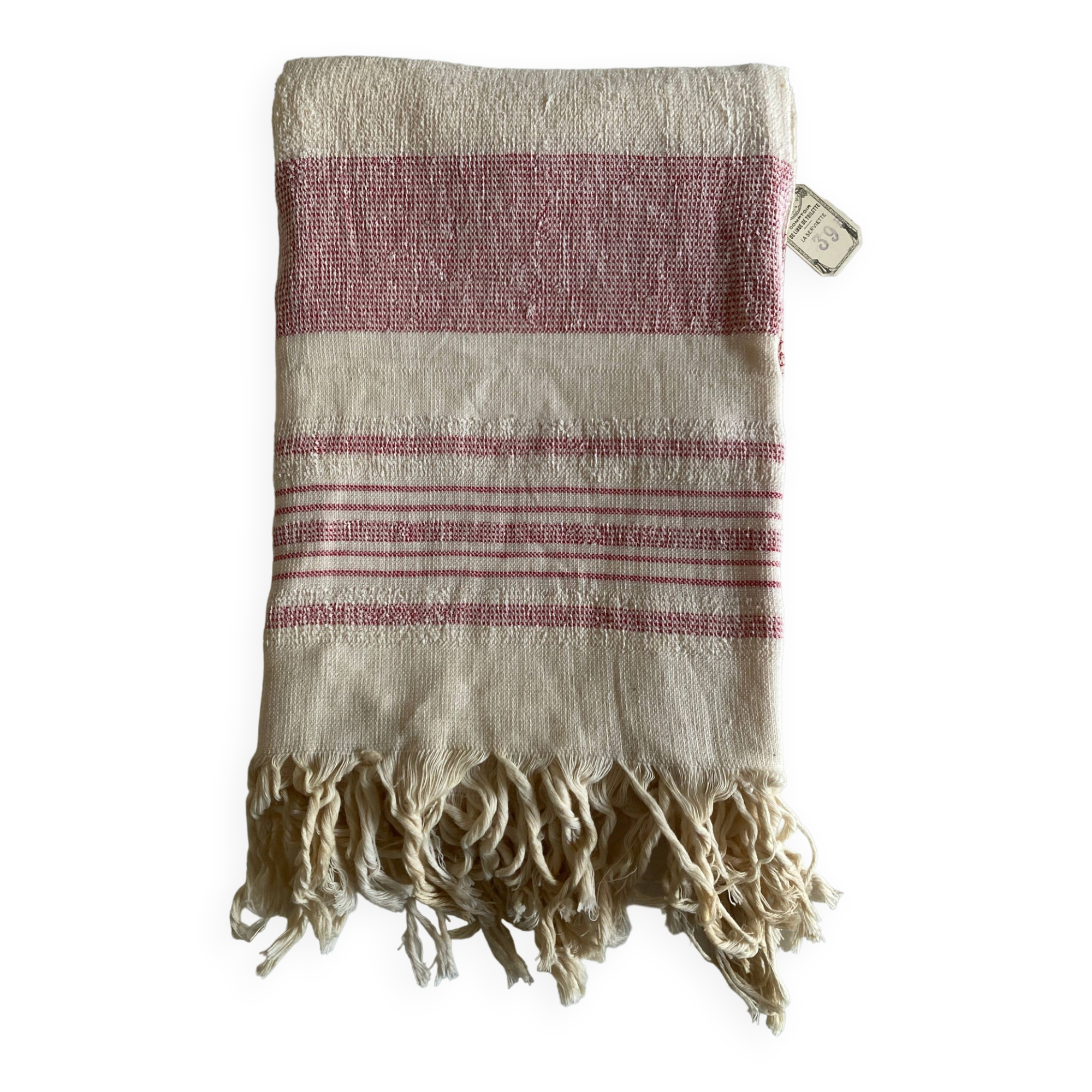 XXL terry bath towel counter bathroom linen Le Bon Marché 1930