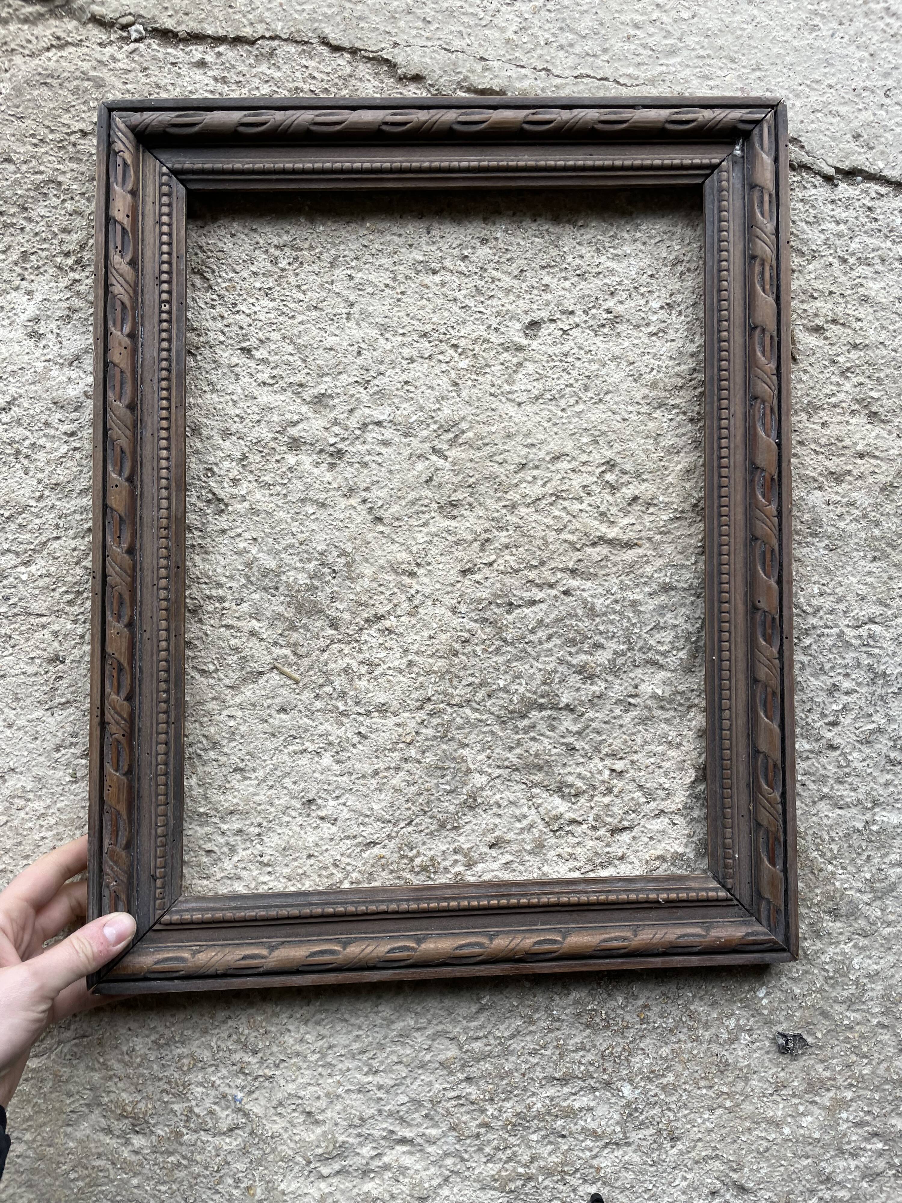 Old wooden frame 38x48cm
