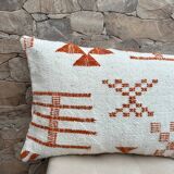 Moroccan floor cushion, decorative cushions, vintage Moroccan ottoman