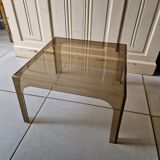 Smoked plexiglass coffee table 70'