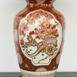 Porcelain vase mounted in lamp