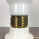 Modernist vintage 1970 s italian Giant Glass Bulb Table / Floor Light