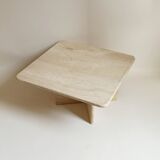 Travertine coffee table 70s
