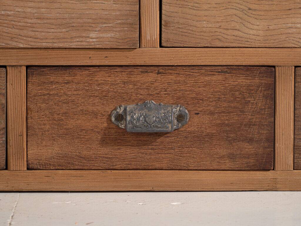 Old Japanese cedar wardrobe – Taishō / Shōwa period (c. 1912-1945) #32