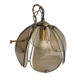 Smoked glass flower suspension