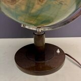 Vintage 1940s Columbus Duo Glass Globe Lamp