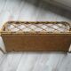 Rattan wall shelf