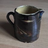 Pot à lait jaspé vintage Vallauris