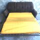 3-seater space-age convertible sofa - corded brown velvet - Design 1970