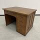 Oak and veneer counter or desk