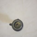 Black ceramic candle holder