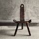 Brutalist tripod chair