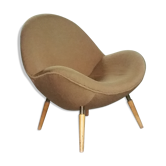 Fauteuil Organic egg de Fritz Neth des années 50 pour Correcta