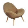 Chair Organic egg of Fritz Neth in the 1950s to Correcta