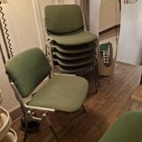 Suite of 6 DSC 106 chairs by Giancarlo Piretti for Castelli / Anonima.