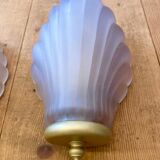 Pair of vintage shell sconces