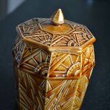 Small pot from the Onnaing faience factory, Art Deco period
