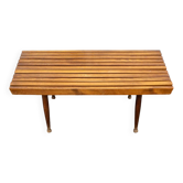 Italian Wooden Bench, 1950s