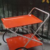 DESSERTE , VINTAGE YEAR 70'S ROULANT TABLE