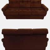 vintage living room sofa and 2 Lestra armchairs