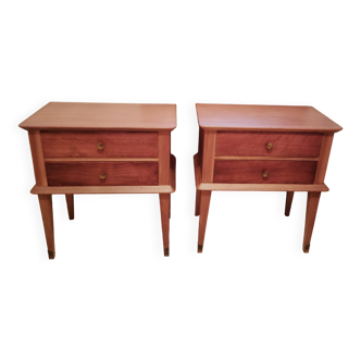 Pair of vintage bedside tables