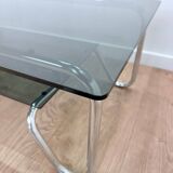 Smoked glass coffee table