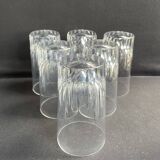 6 Baccarat wine goblets Spear service