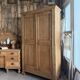 Armoire lingère ancienne en pin massif (rénovée)
