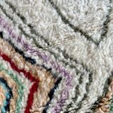 splendid new carpet in Berber wool beni ourain 140x205 cm