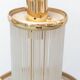 Vintage cascade chandelier in glass and brass – 1970s design